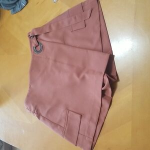 Elsie and Zoey burt orange skort